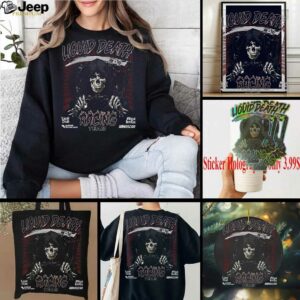 NASCAR '47 Black Liquid Death Race Day Backer Foundation T Shirt
