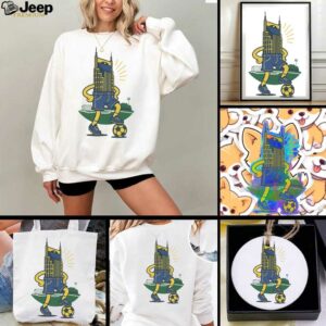 NSC Jorts Soccer Nashville Skyline shirt