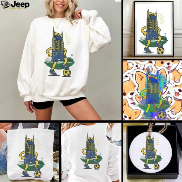NSC Jorts Soccer Nashville Skyline shirt
