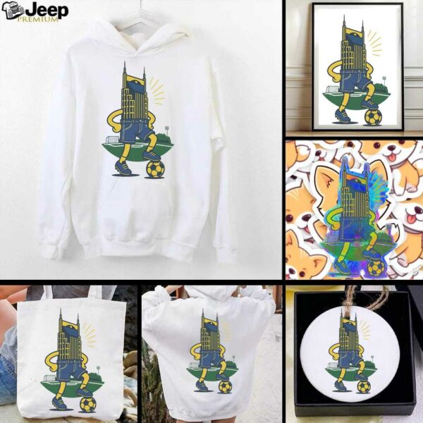 NSC Jorts Soccer Nashville Skyline shirt