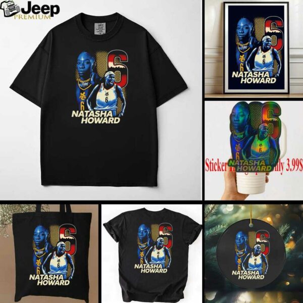 Natasha Howard Indiana Fever number 6 graphic shirt