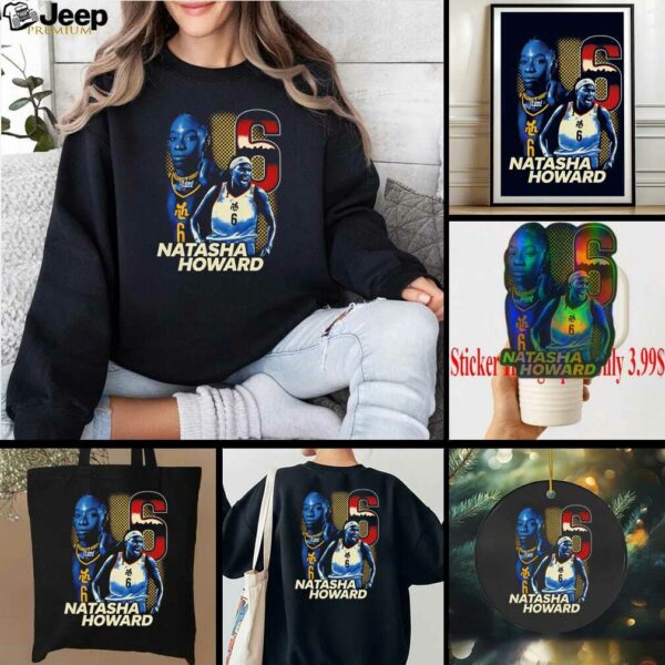 Natasha Howard Indiana Fever number 6 graphic shirt