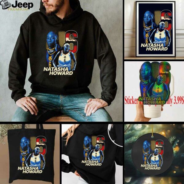 Natasha Howard Indiana Fever number 6 graphic shirt