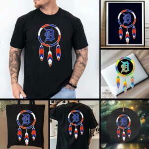 Native American Indians x Detroit Tigers Baseball shirt