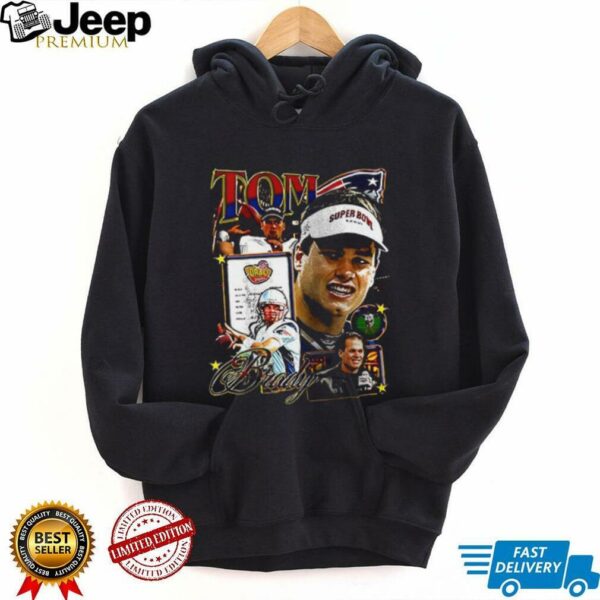 New England Patriots Tom Brady 6th round to the GOAT signature shirt