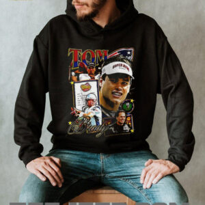 New England Patriots Tom Brady 6th round to the GOAT signature shirt