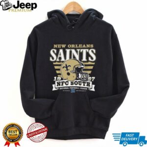 New Orleans Saints Stripe Splash Franklin Throwback T Shirt
