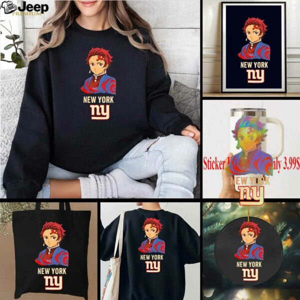 New York Giants Demon Slayer Infinity Castle 2025 shirt