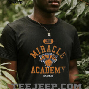New York Knicks Heather Black Miracle Academy x NBA Collection...