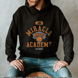 New York Knicks Heather Black Miracle Academy x NBA Collection Vintage Boxy T shirt