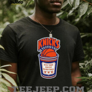 New York Knicks Mitchell & Ness Black Hardwood Classics Coffee...