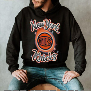 New York Knicks Outerstuff Blue Air Brush T Shirt