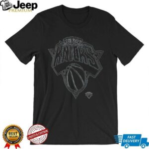 New York Knicks Stadium Essentials Black Mono Element T Shirt