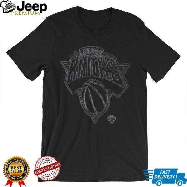 New York Knicks Stadium Essentials Black Mono Element T Shirt