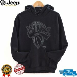 New York Knicks Stadium Essentials Black Mono Element T Shirt