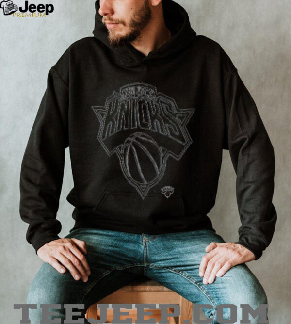 New York Knicks Stadium Essentials Black Mono Element T Shirt