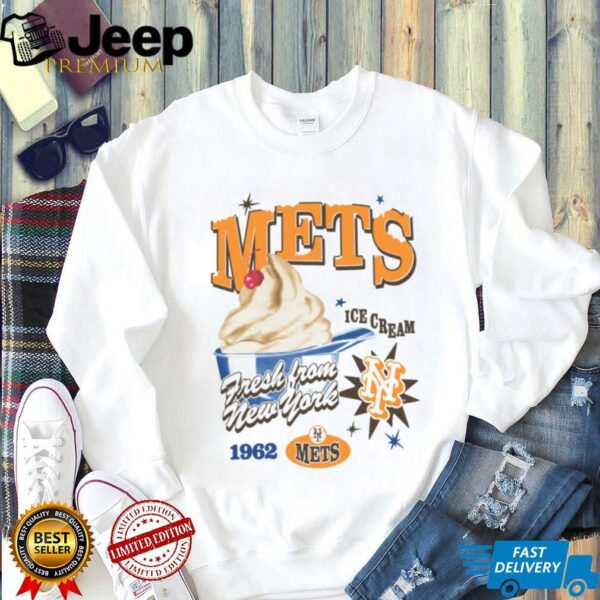 New York Mets ’47 Light Blue Ice Cream Parlor Foundation T Shirt