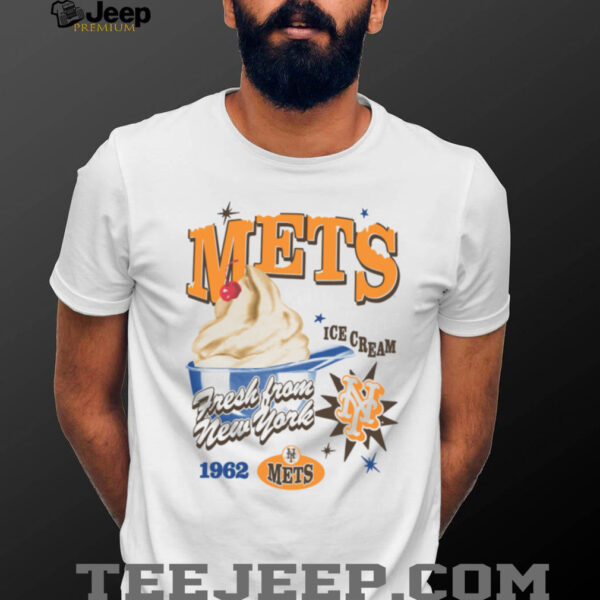 New York Mets ’47 Light Blue Ice Cream Parlor Foundation T Shirt