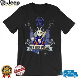 New York Yankees Baseball Jack Skellington Halloween shirt
