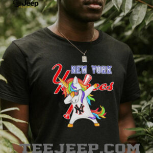 New York Yankees Baseball Unicorn Dabbing Funny shirt