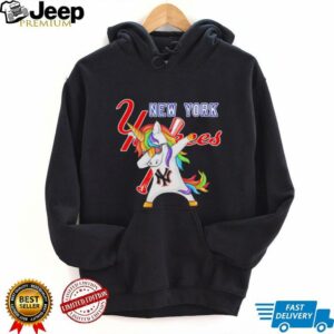 New York Yankees Baseball Unicorn Dabbing Funny shirt