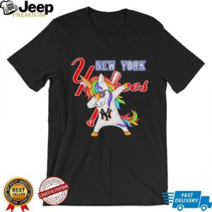 New York Yankees Baseball Unicorn Dabbing Funny shirt