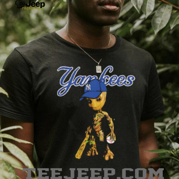New York Yankees Groot Guardians Of The Galaxy Baseball Cap shirt