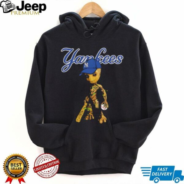 New York Yankees Groot Guardians Of The Galaxy Baseball Cap shirt