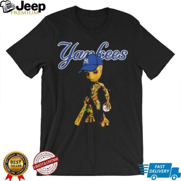 New York Yankees Groot Guardians Of The Galaxy Baseball Cap shirt