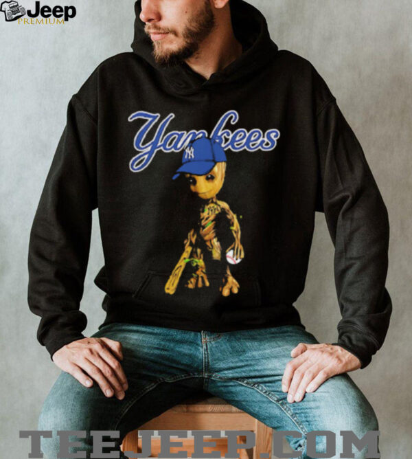 New York Yankees Groot Guardians Of The Galaxy Baseball Cap shirt