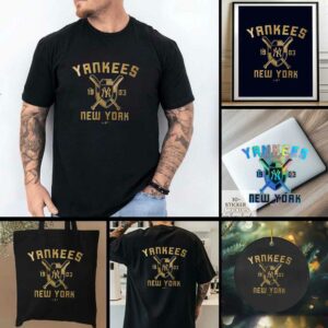 New York Yankees MLB Back To School Navy T Shirt