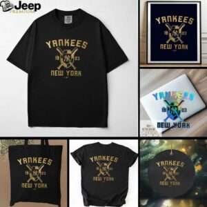 New York Yankees MLB Back To School Navy T Shirt