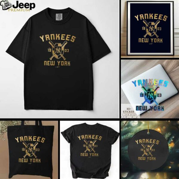 New York Yankees MLB Back To School Navy T Shirt