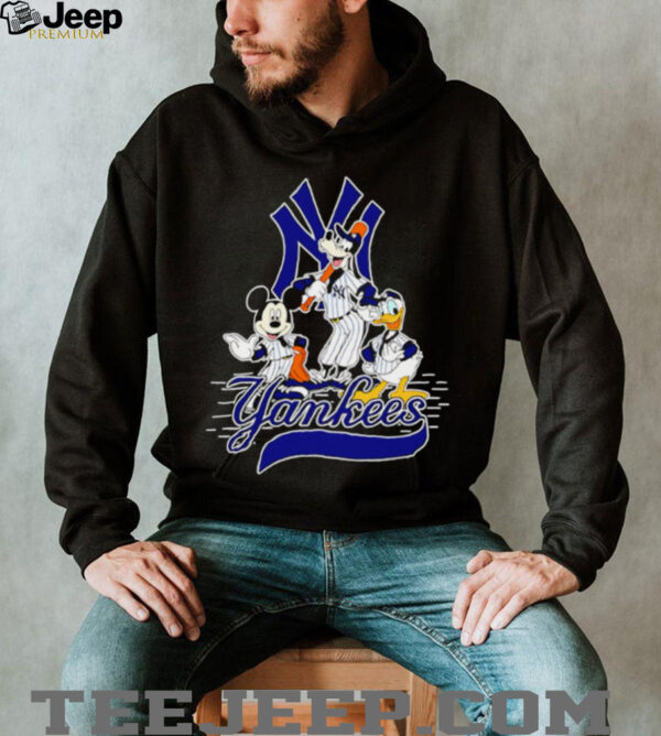New York Yankees Mickey Mouse Donald Duck Goofy Champions shirt