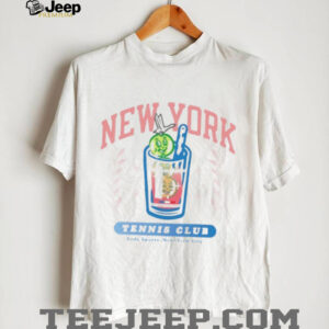New York tennis club drink shirt