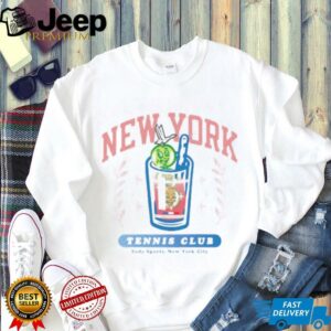 New York tennis club drink shirt