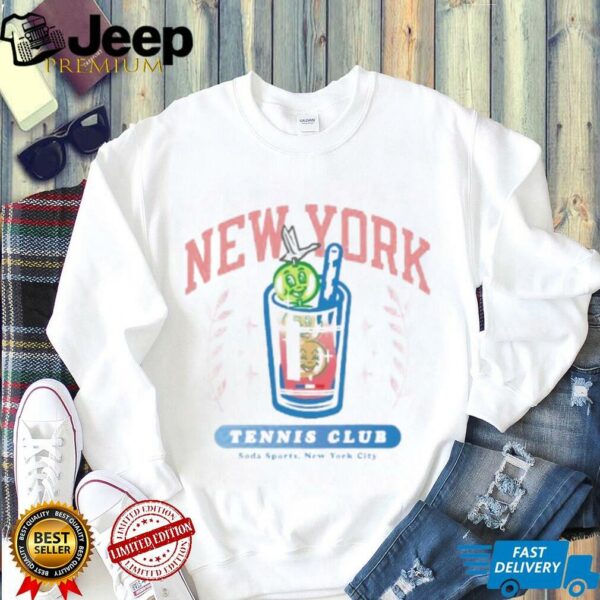 New York tennis club drink shirt