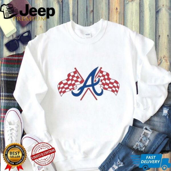 Nice Speedway Classic Atlanta Braves Flag 2025 T Shirt