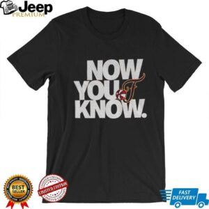 Now You Know Indiana Fever Basketball WNBA logo gift for fans shirt