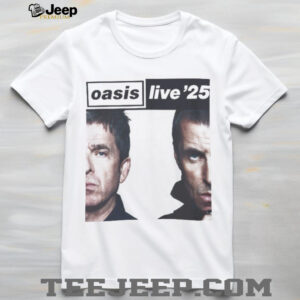Oasis 2025 Tour Vintage Band Tee for Britpop 90s Rock Music Shirt
