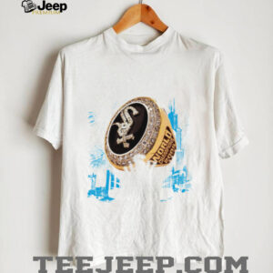 Official Black Chicago White Sox 2005 World Series Champions Ring Shirt