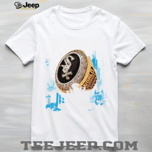 Official Black Chicago White Sox 2005 World Series Champions Ring Shirt