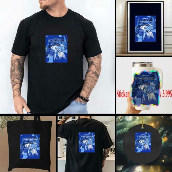 Official Bobby Witt Jr 100 Career Home Runs Youngest Player In Royals shirt