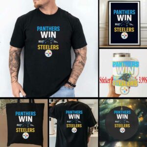 Official Carolina Panthers Victory Beat The Steelers 2025 Shirt