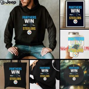 Official Carolina Panthers Victory Beat The Steelers 2025 Shirt