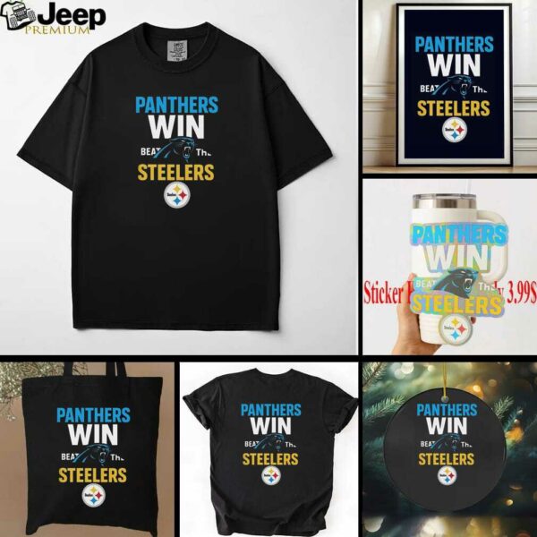 Official Carolina Panthers Victory Beat The Steelers 2025 Shirt