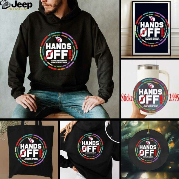 Official Cleveland Guardians Logo Hands Off Seattle Mariners Stand With The People Shirt