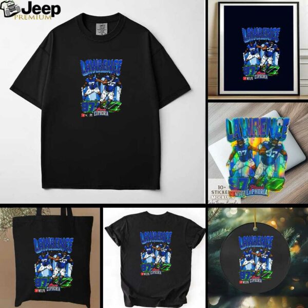 Official Dexter Lawrence New York Giants NFL Football Planet Euphoria Artwork t shirt