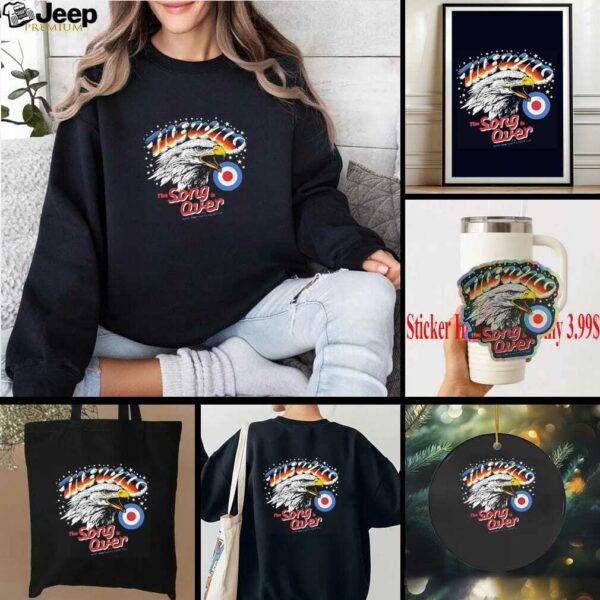 Official Eagle The Who North American Tour 2025 The Song Is Over Raglan Shirt