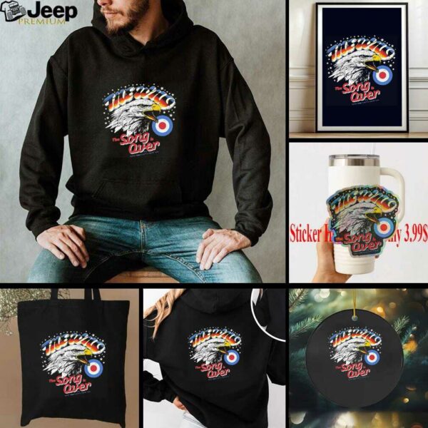 Official Eagle The Who North American Tour 2025 The Song Is Over Raglan Shirt